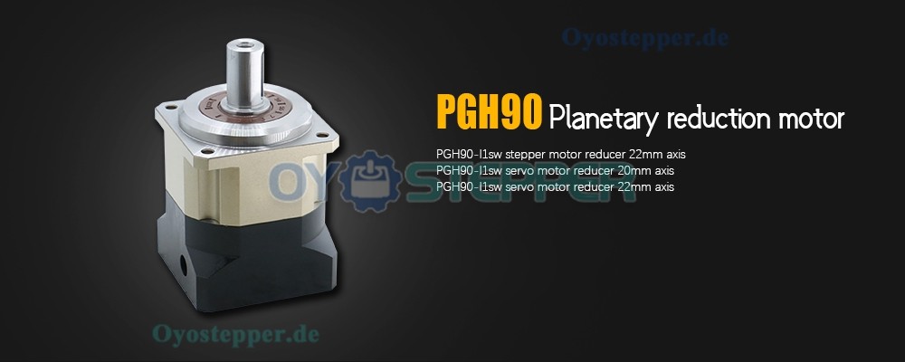 Hochleistungs-Planetengetriebe mit Schrägverzahnung für NEMA 34 Schrittmotor / 80–130mm Servomotor