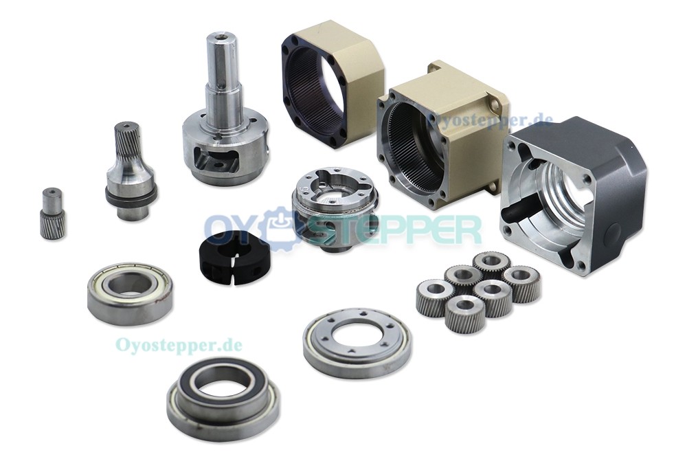 Hochleistungs-Planetengetriebe mit Schrägverzahnung für NEMA 34 Schrittmotor / 80–130mm Servomotor