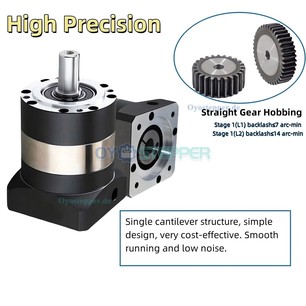 PLE042 Rundes Planetengetriebe für NEMA17 42mm Schrittmotor / 40mm Servomotor 50W Und 100W PLE042 Rundes Planetengetriebe für NEMA17 42mm Schrittmotor / 40mm Servomotor 50W Und 100W