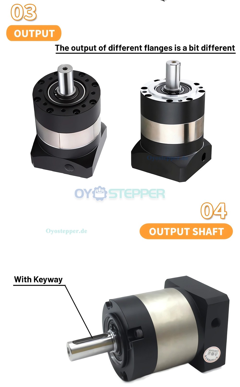 PLE042 Rundes Planetengetriebe für NEMA17 42mm Schrittmotor / 40mm Servomotor 50W Und 100W PLE042 Rundes Planetengetriebe für NEMA17 42mm Schrittmotor / 40mm Servomotor 50W Und 100W