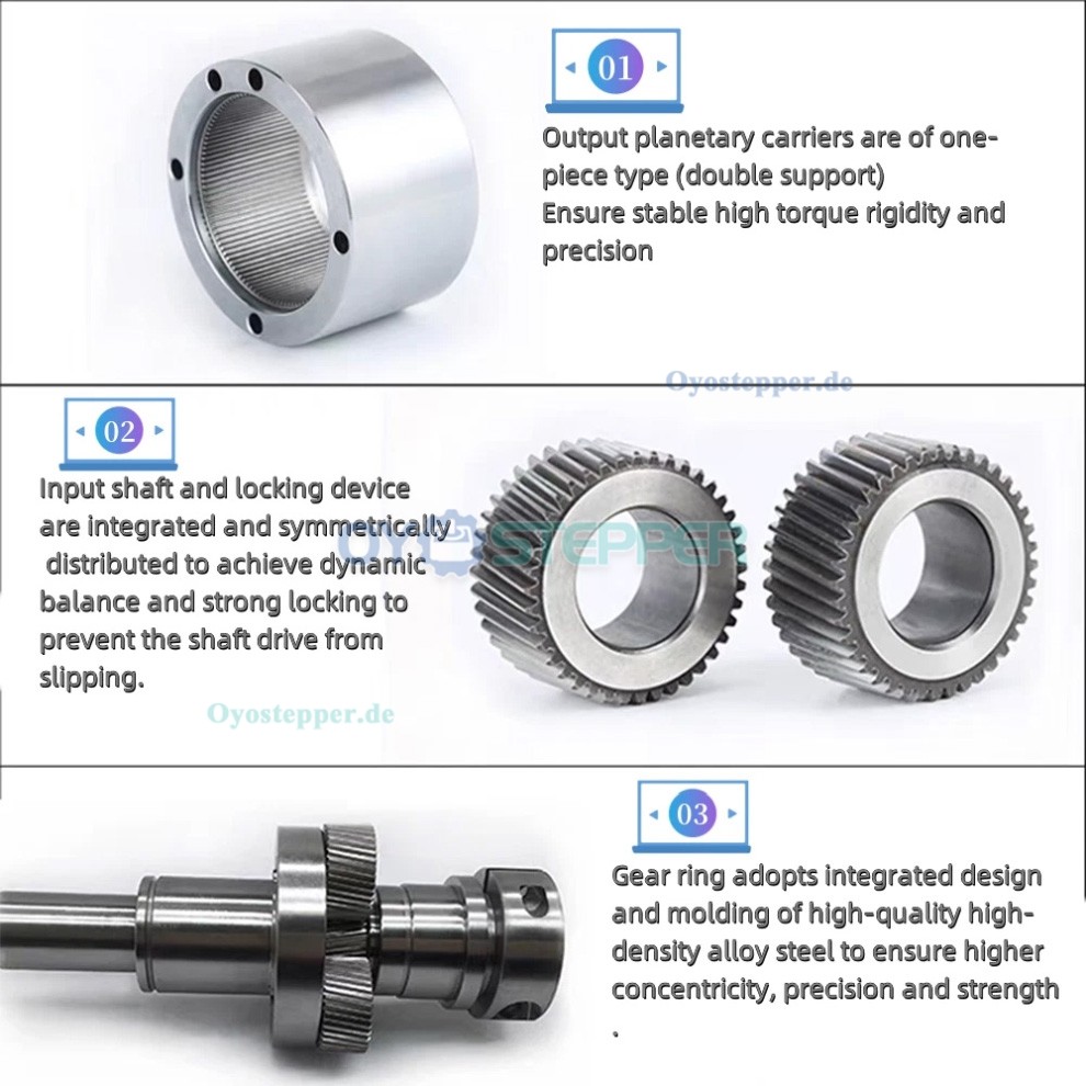PLF090 Planetengetriebe für NEMA 34 Schrittmotoren und 80mm Servomotoren (750W) PLF090 Planetengetriebe für NEMA 34 Schrittmotoren und 80mm Servomotoren (750W)