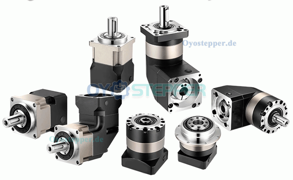 PLG060-Serie Planetengetriebe mit Schrägverzahnung für NEMA 23 Schrittmotor / 60mm Servomotor 6,35/8/11/14 mm Eingangswelle