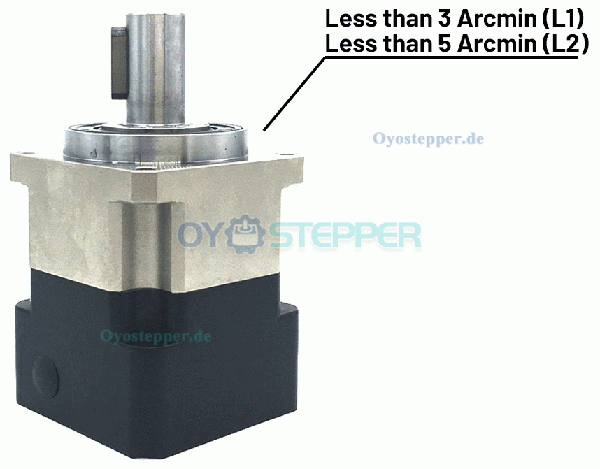 PLG060-Serie Planetengetriebe mit Schrägverzahnung für NEMA 23 Schrittmotor / 60mm Servomotor 6,35/8/11/14 mm Eingangswelle