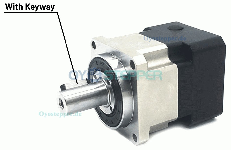 PLG060-Serie Planetengetriebe mit Schrägverzahnung für NEMA 23 Schrittmotor / 60mm Servomotor 6,35/8/11/14 mm Eingangswelle