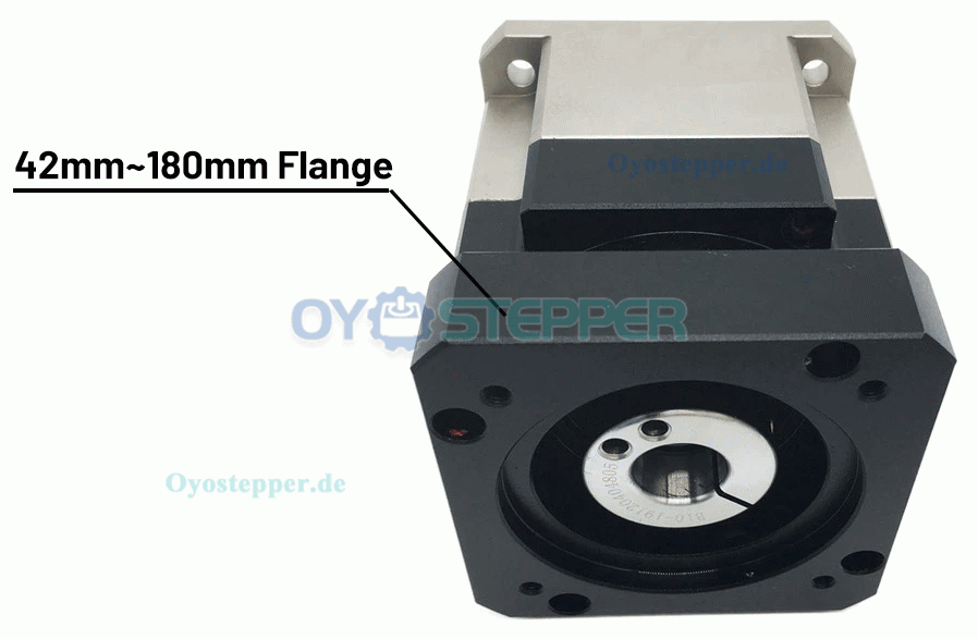 PLG120-Serie Planetengetriebe mit Schrägverzahnung für Nema42 / Nema 52 Servomotoren mit 19 mm / 22 mm / 24 mm Eingang