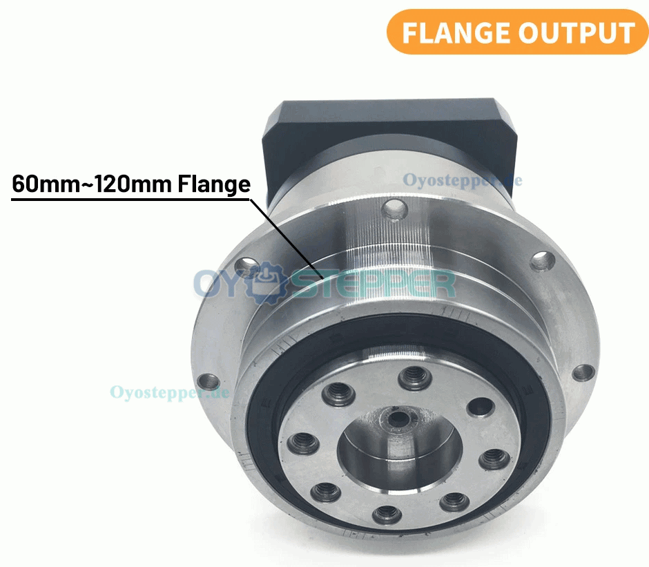 Schrägverzahntes Planetengetriebe für NEMA 23 Schrittmotor / 60mm Servomotor