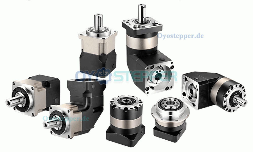 Schrägverzahntes Planetengetriebe für NEMA 23 Schrittmotor / 60mm Servomotor
