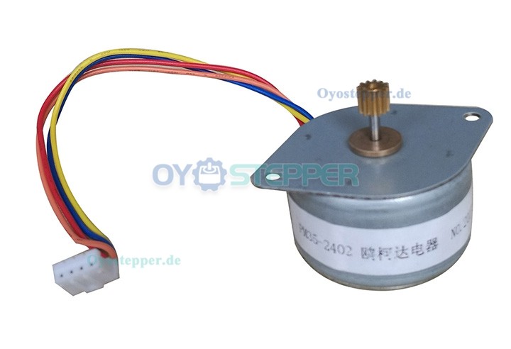 OUKEDA PM-Schrittmotor für Drucker, 7,5°, 2,45 Ncm, 12V, 2-Phasen, Ø35 mm