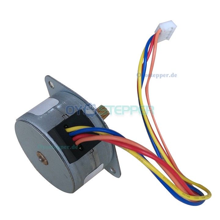 OUKEDA PM-Schrittmotor für Drucker, 7,5°, 2,45 Ncm, 12V, 2-Phasen, Ø35 mm