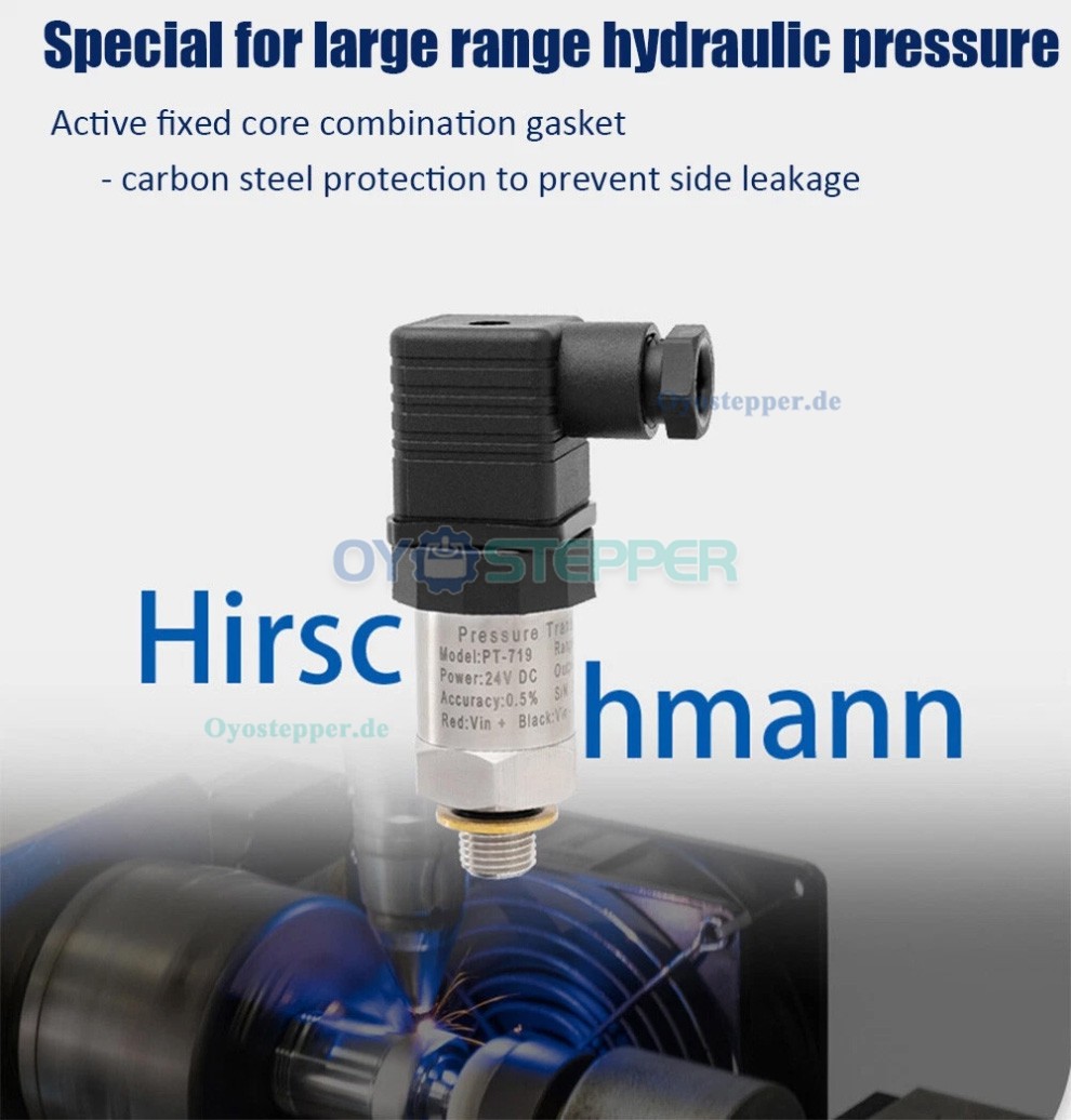 PT-719 IP65 Industrieller Hydraulikdrucksensor,Druckmessumformer,0&ndash;10V, 4&ndash;20mA