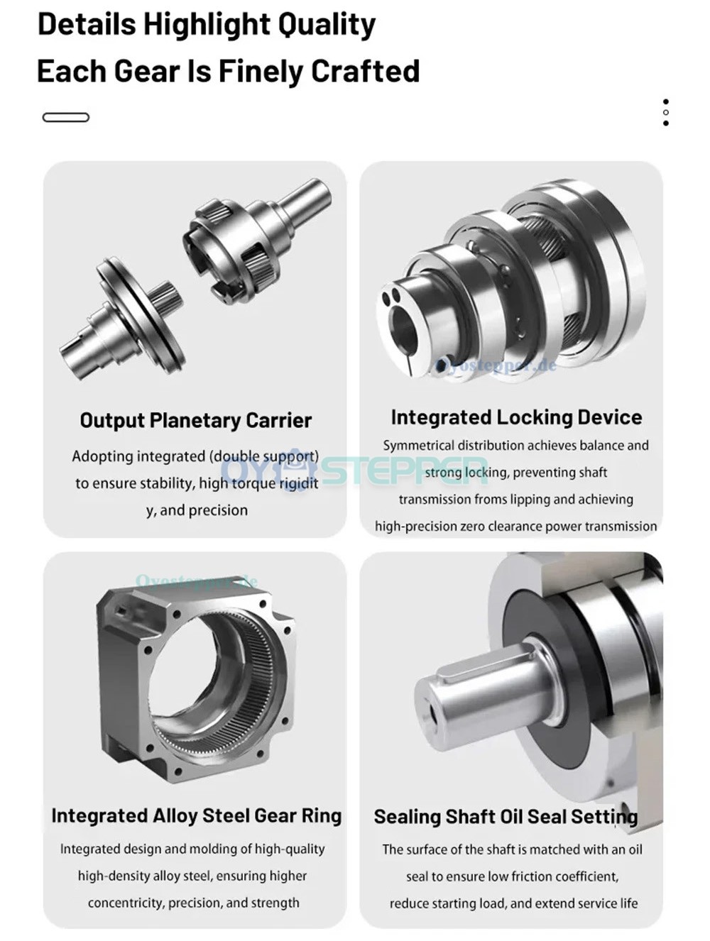 PVE060 Winkel-Planetengetriebe 90&deg; f&uuml;r Nema 23 Schrittmotor / 60mm Servomotor