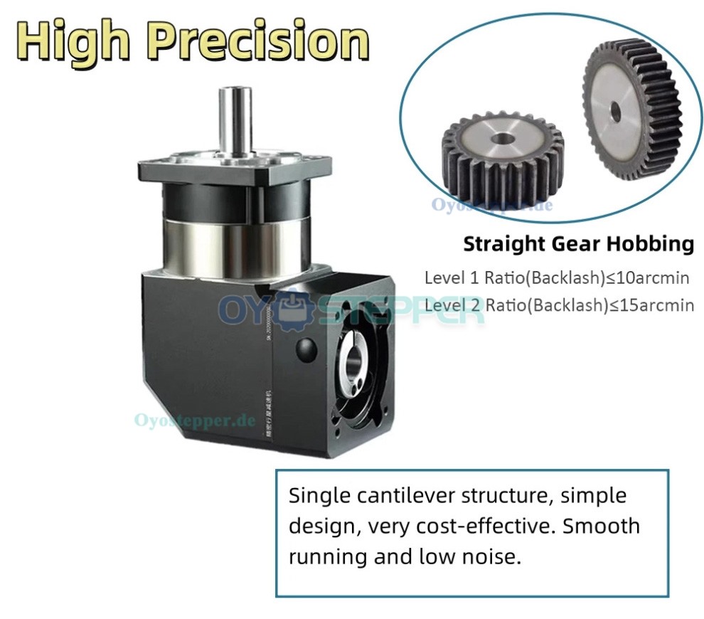 PVF090 Winkel-Planetengetriebe f&uuml;r Nema 34 Schrittmotor / 90mm-Servomotor