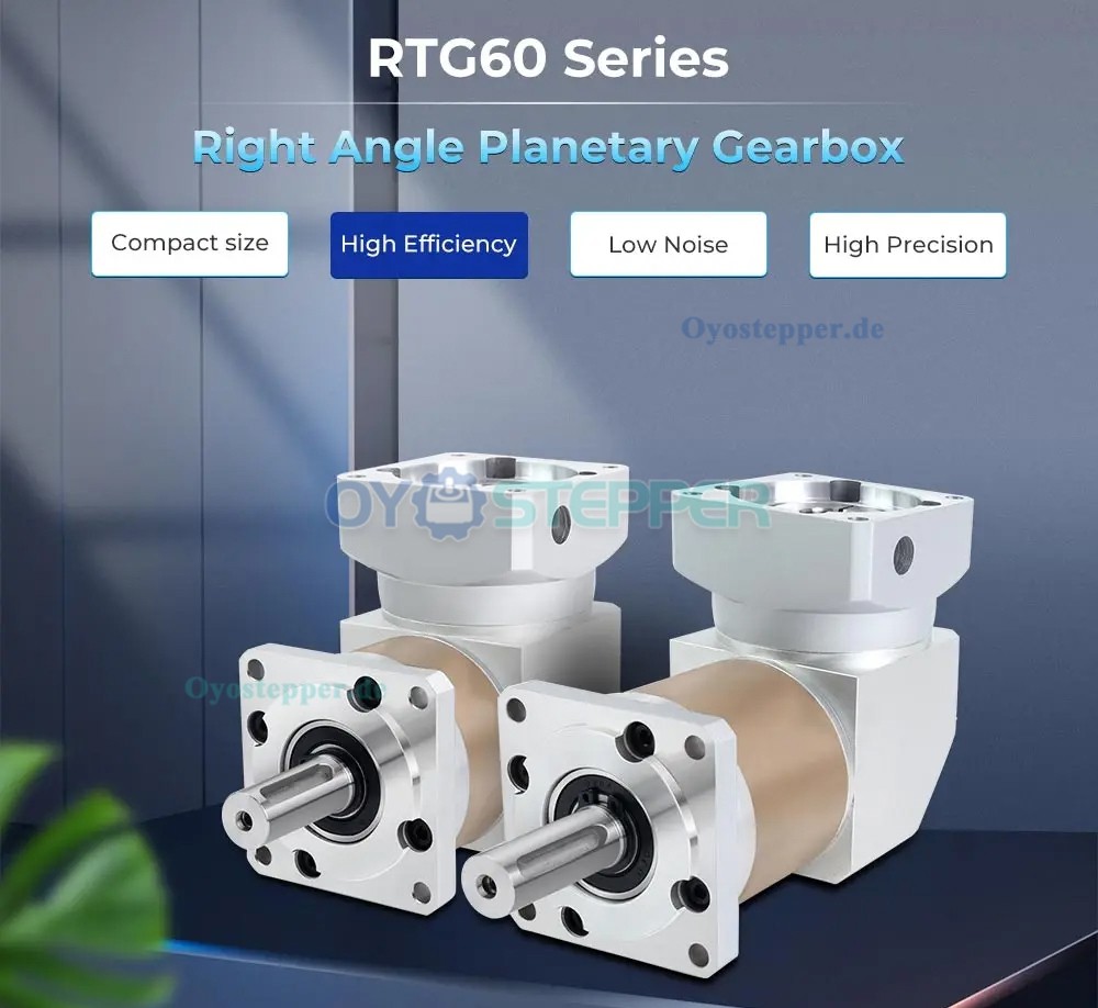 Winkel-Planetengetriebe 90°RTG60 Übersetzung 5:1 / 10:1 / 20:1 / 50:1 für 60mm Servomotoren