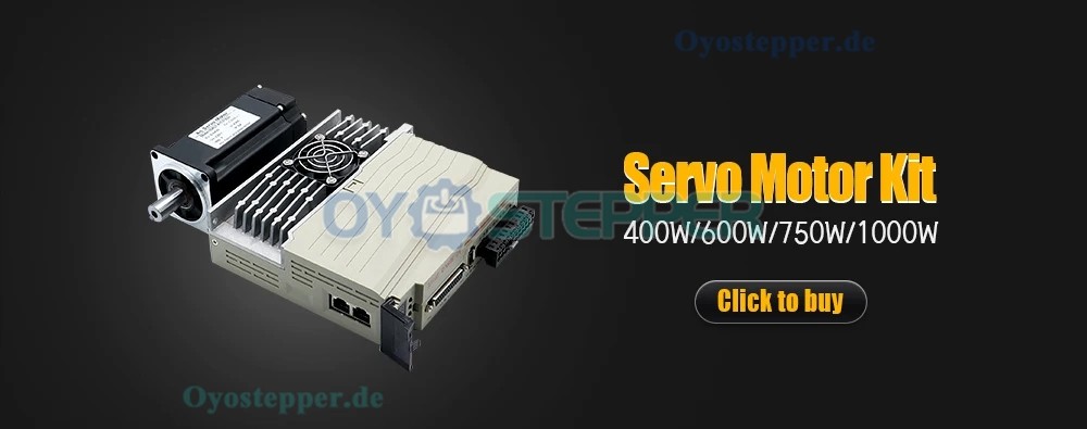 400W / 600W / 750W / 1000W AC-Servomotor & Treiber-Set – 110V / 220V, 1,27–3,8 Nm für CNC-Graviermaschine