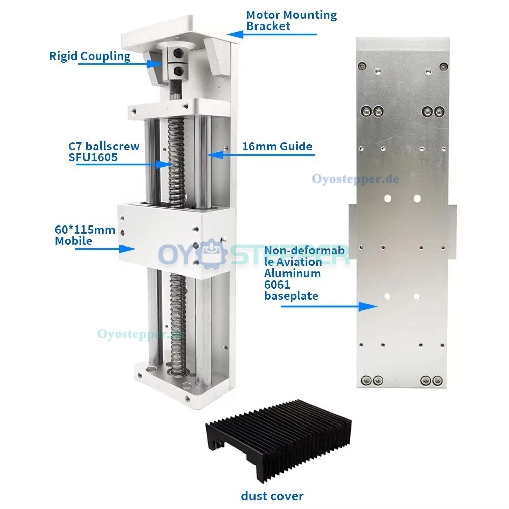 XYZ-Achsen CNC-Schlitten, Linearf&uuml;hrungsschiene, Linearf&uuml;hrung f&uuml;r NEMA 23/34