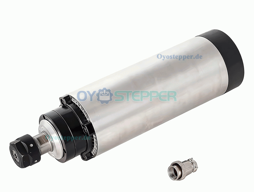 Luftgekühltes CNC HF- Frässpindel-Set 2,2kW Ø80mm ER20 24000U/min mit 2,2kW Frequenzumrichter Luftgekühltes CNC HF- Frässpindel-Set 2,2kW Ø80mm ER20 24000U/min mit 2,2kW Frequenzumrichter