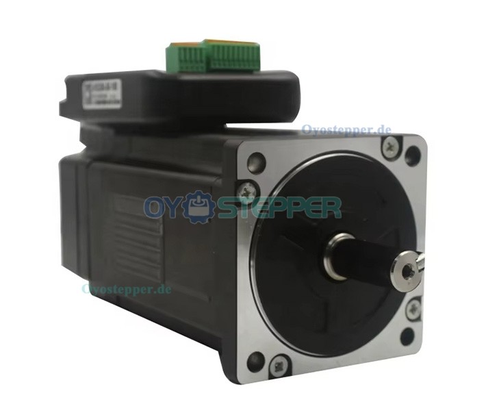 JMC Integrierter NEMA 34 Closed-Loop-Schrittmotor, 1,8°, 9,8 Nm, 6A, 80V, 2-Phasen, 86 × 86 mm