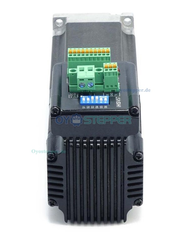 JMC NEMA 23 AC-Servomotor mit integriertem Treiber & Bremse, 180W, 36V, 0,65 Nm, 3-Phasen, 3000 U/min, 60 × 60 mm