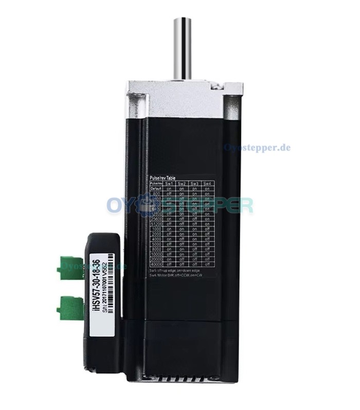 JMC NEMA 23 Integrierter AC-Servomotor mit Treiber, 180W, 36V, 0,6 Nm, 3-Phasen, 3000 U/min, 60 × 60 mm