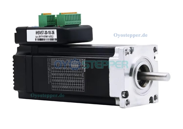 JMC NEMA 23 Integrierter AC-Servomotor mit Treiber, 180W, 36V, 0,6 Nm, 3-Phasen, 3000 U/min, 60 × 60 mm