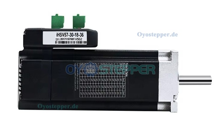 JMC NEMA 23 Integrierter AC-Servomotor mit Treiber, 180W, 36V, 0,6 Nm, 3-Phasen, 3000 U/min, 60 × 60 mm