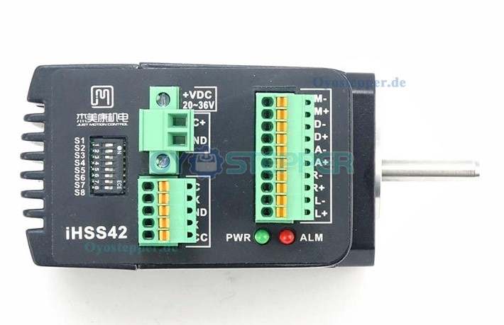 JMC Integrierter NEMA 17 Closed-Loop-Schrittmotor, 1,8°, 0,48 Nm, 1,2A, 42 × 42 mm