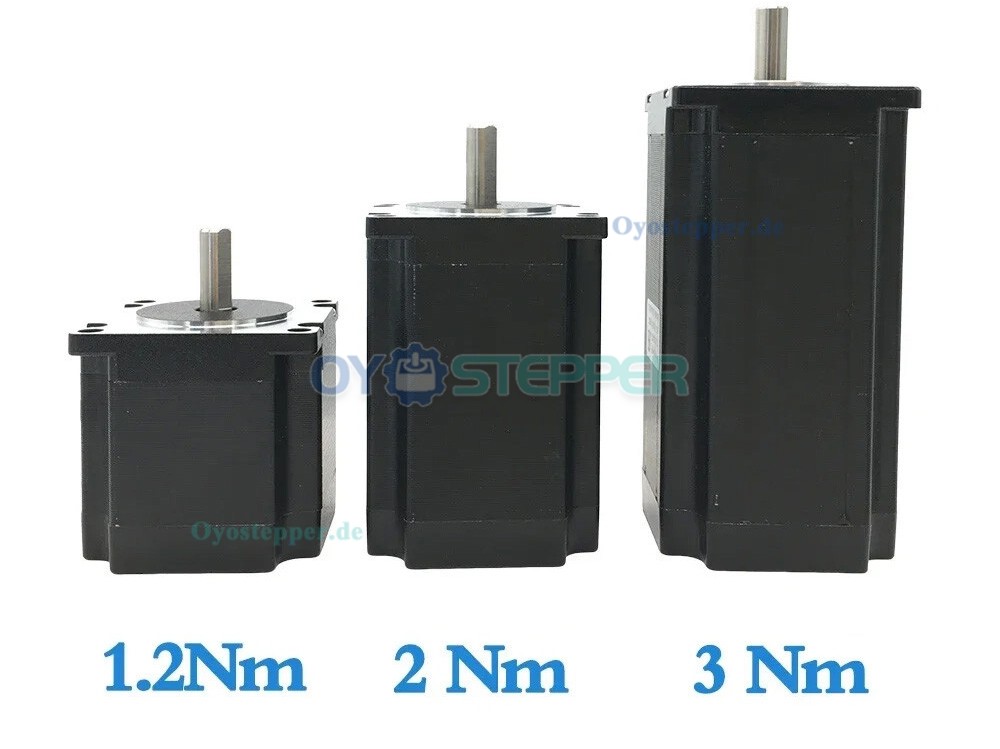 Nema 23 Schrittmotor 1,8&deg;1,2 Nm/2 Nm/3 Nm 57 x 57 mm f&uuml;r 3D Drucker und CNC Fr&auml;sen