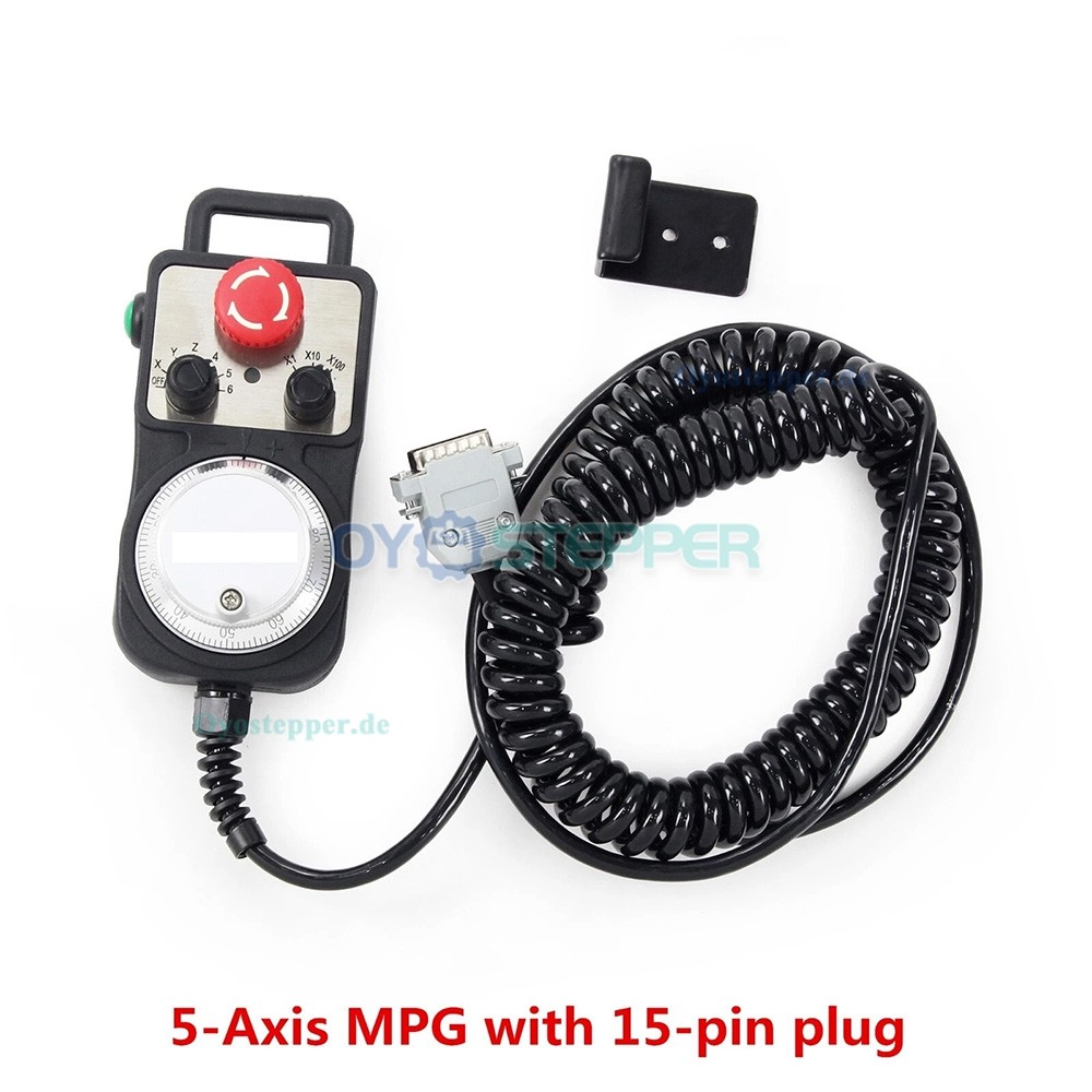 5 Achsen CNC MPG Handrad mit 15-poligem Stecker f&uuml;r DDCSV4.1 CNC Controller