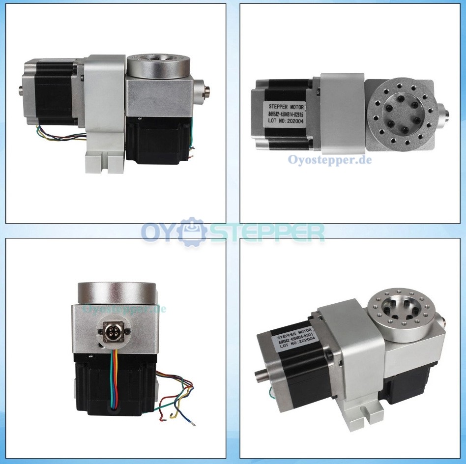 TRNC-A1-C1 CNC A/C Drehachse für die 4. und 5. Achse mit 50:1 Harmonic Drive Getriebe und Teilapparat TRNC-A1-C1 CNC A/C Drehachse für die 4. und 5. Achse mit 50:1 Harmonic Drive Getriebe und Teilapparat